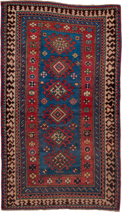 Antique Kazak Area Rug (3' x 6')